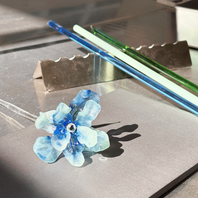 Culture Pass eligible glass flower workshop in singapore 