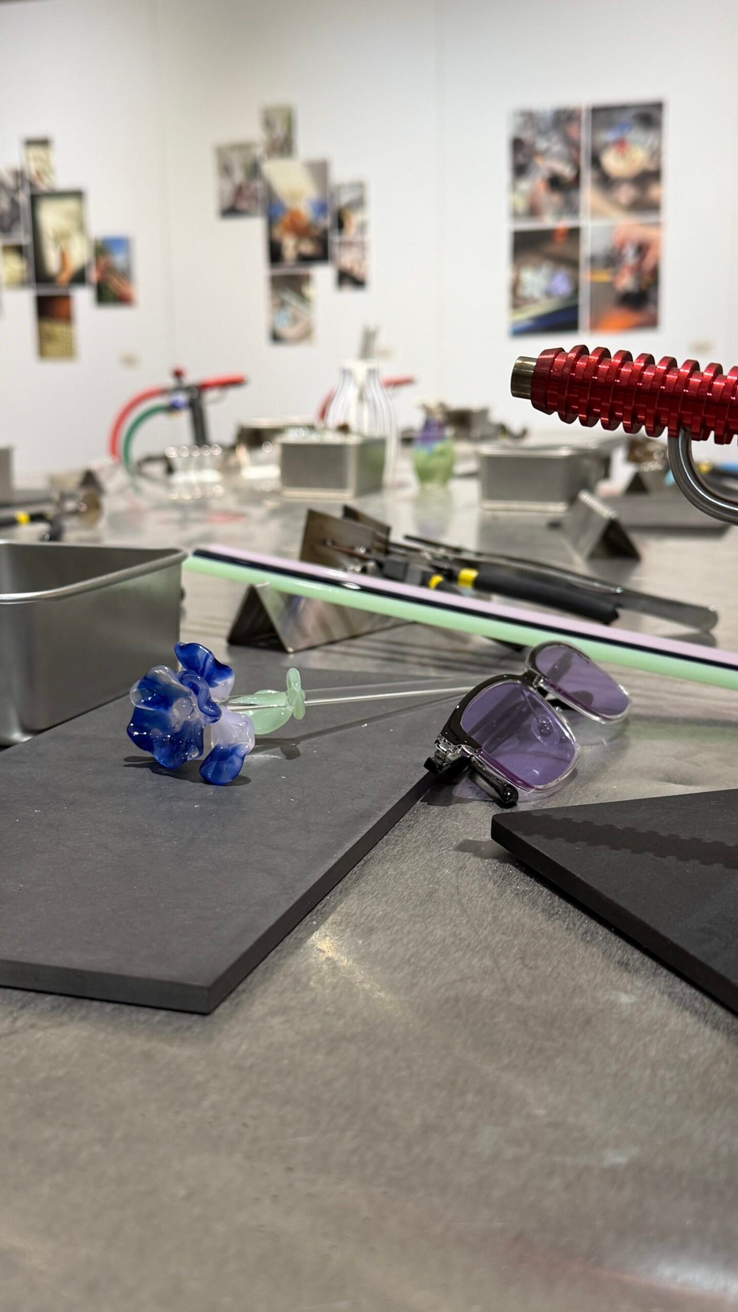 Unqiue lampworking studio great for corporate events